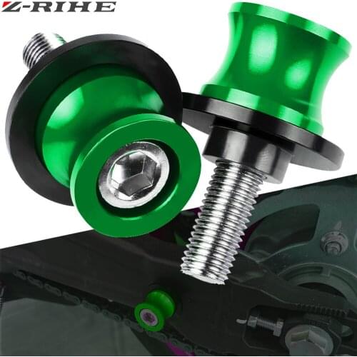 Motorcycle accessories CNC Aluminum Swingarm Spools slider stand screws For Kawasaki Z250 Z 250 2008 2009 2010 2011 2012-2019