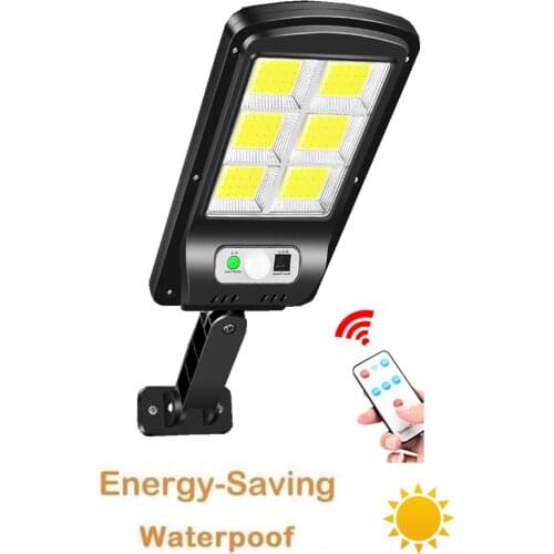 Tabular oblong 120 LED Solar Outdoor Wall Lamp PIR Motion Sensor Garden solar Light Waterproof Infrared motion Sensor Street Lam