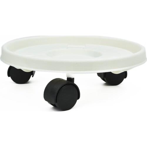 Non-slip Flower Pots Bonsai Moving Base Tray Round Universal Wheel Yard Gardening Flower Pot Removable Tray For Plant Succulent