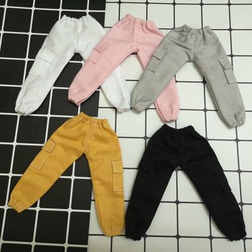 New 5Colors Doll Blyth Clothes Overalls Pant for OB24,Licca,Pullip,Blyth Pants 1/6 Doll Accessories