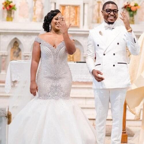 New Style Groomsmen White Pattern Groom Tuxedos Peak Satin Lapel Men Suits 2 Pieces Wedding Bridegroom ( Jacket+Pants+Tie ) D218