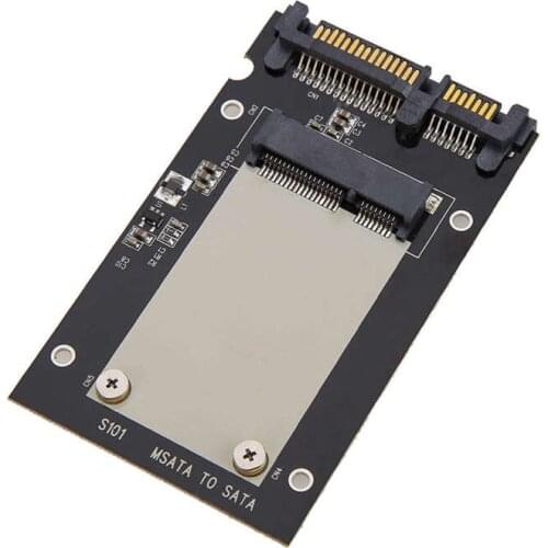 New-New 50Mm Small Board Msata Ssd To 2.5 Inch Sata Drive Converter Adapter Msata Adaptor For Windows2000/Xp/7/8/10 For Vista