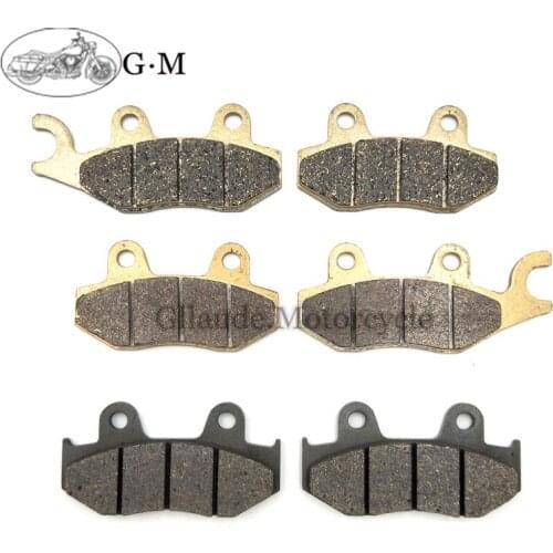 Motorcycle Front / Rear Brake Pads For YAMAHA ATV YFZ450 2006-2009/2012-2013 YFZ450 R 2009-2015 YFM700 R Raptor 2013-2014