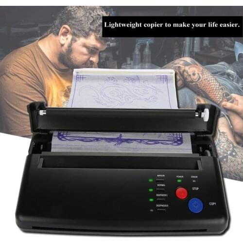 Tattoo Transfer Machine Printer Drawing Thermal Stencil Maker Copier for Tattoo Transfer Paper Supply Permanet Lighter Machine