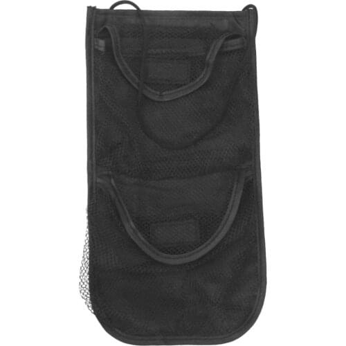 Portable Golf Tennis Balls Mesh Net Pouch Storage Carrying Bag Two Layers