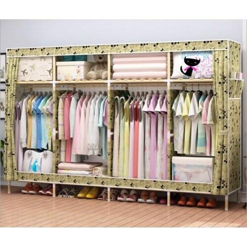 Latest wooden wardrobe length 210cm