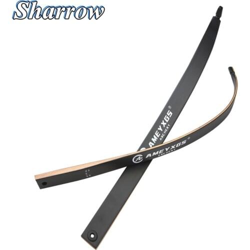 Archery 62'' 20-50lbs Recurve Bow Limbs High-strength Maple or bamboo Traditional Long Bow Limbs for Hunting Shooting