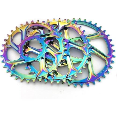 32T/34T/36T/38T Bike GXP Round Narrow Wide Single Tooth Chainring Chainwheel Bicycle Accessories Replacement Parts