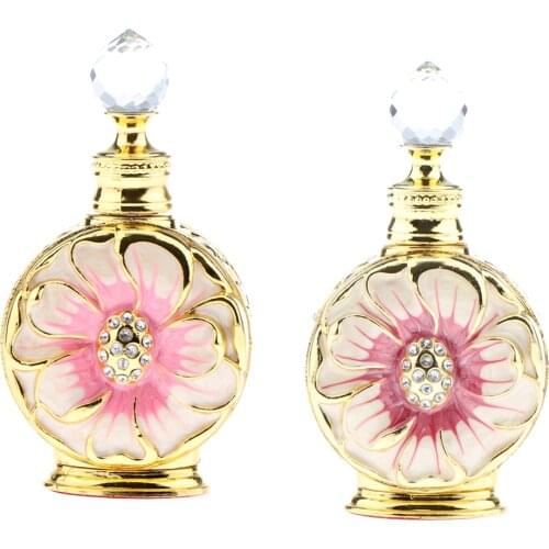 Vintage Antique Empty Refillable Perfume Essential Oil Bottle Container 12ml