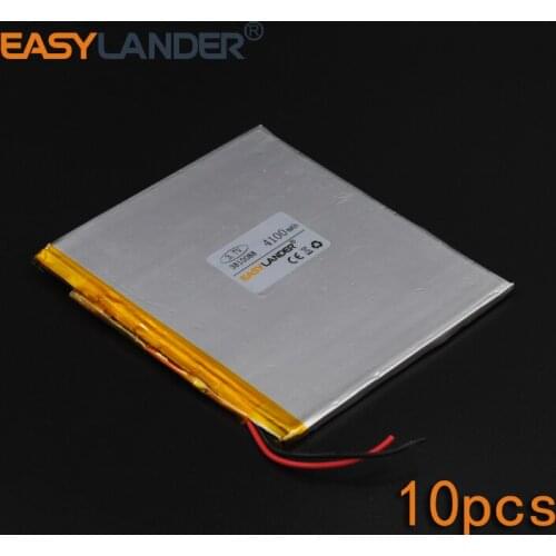 10pcs/Lot 3.7V 4100mAh 3810088 Rechargeable li Polymer Li-ion Battery Fr Bluetooth Notebook E-Book Power Bank Portable Consumer