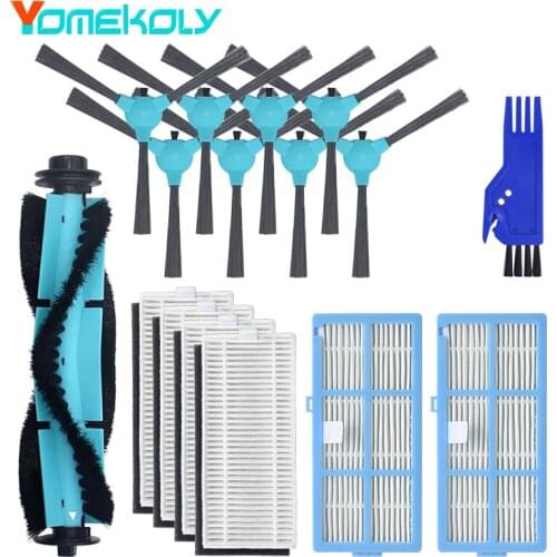 For Goovi 1600PA D380 Robot Vacuum Cleaner Main Brush Side Brush HEPA Filter Filter Mesh Replacement Accessories Parts