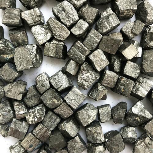 100g Natural Iron Pyrite Cubic Crystal Piece Stone Rough Display Specimen Natural Quartz Crystals
