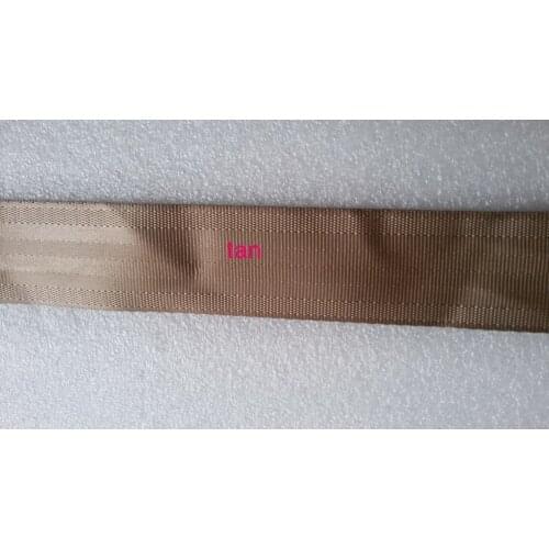 30 meters Roll Seat Belt Webbing Safety Strap TAN Color 4.8cm Wide 5 Bars