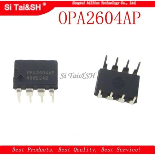 5pcs/lot OPA2604AP OPA2604 2604 IC DIP8