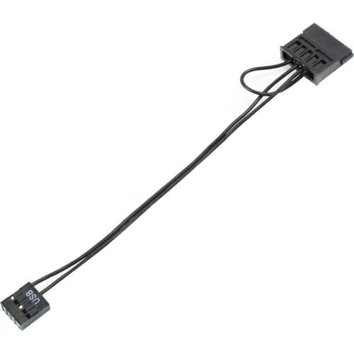 9 Pin USB Adapter to SATA SSD 2.5 Inch SSD Power Supply Cable for ITX Motherboard Main Board Notebook 30CM