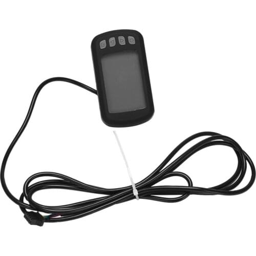 Mini LCD Display For Electric Bike Scooter Motorcycle Speedometer Waterproof Ebike Display With 5 Connector Wires