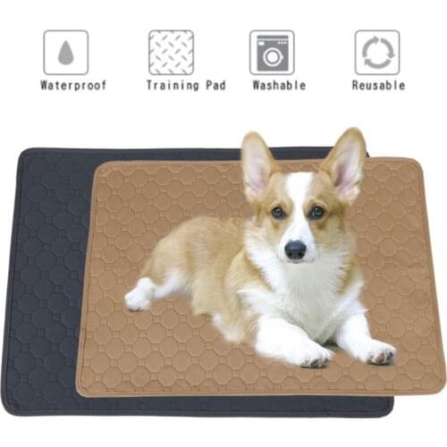 Reusable Tineer Washable Puppy Training Pad Pet Bed Mat Anti-slip Dog Pet Pad Absorbent Diaper Pad for Dog and Cat Training Pad
