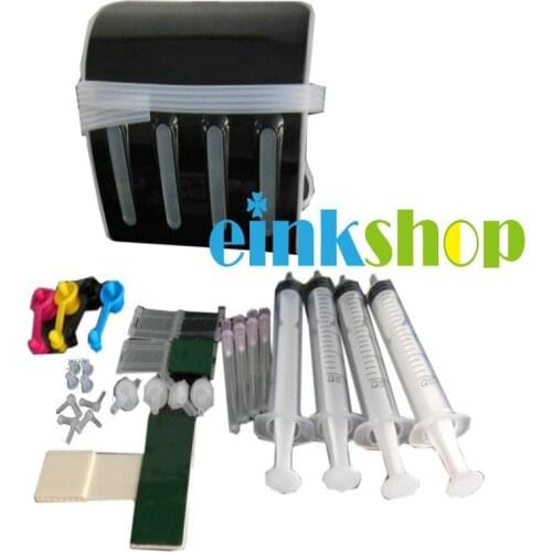 Einkshop 4 Color CISS kits with all accessaries with ink tank for Epson/HP/Canon/Brother printer Continous ink supply system