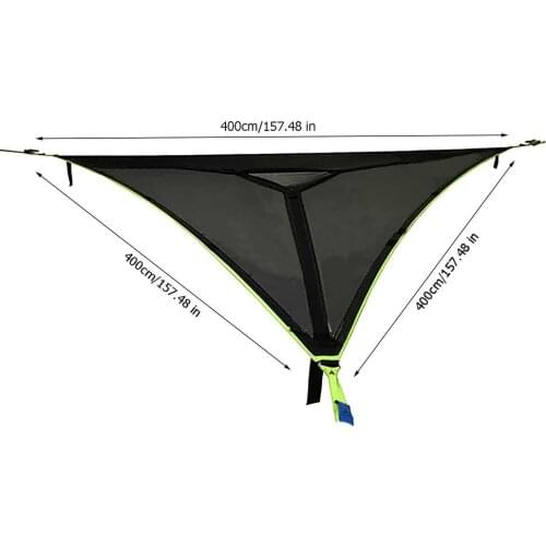 Multi Person Hammock 3 POINT DESIGN Portable Hammock Multi-functional Triangle Aerial Mat Convenient For Outdoor Camping Sleep