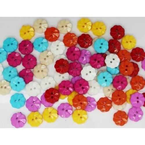 50Pcs Mixed Round Resin Sewing Buttons For Cloth Flatback Cabochon Scrapbooking Crafts Knopf Bouton Decor Diy Accessories