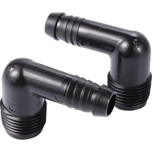 DN16 Barbed joints PE Pipe Connectors 1/2" Male Thread Garden irrigation Hose Adapter Agriculture Water Pipe Fittings 3 Pcs