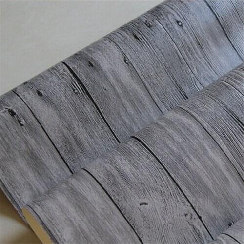 Wellyu Chinese Style Vintage papel de parede 3d Pvc Wallpaper Wood Textured Wall Paper roll Bedding Room Home Decoration