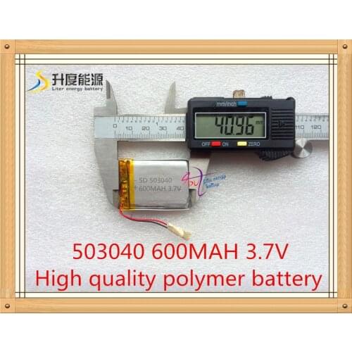 053040 600MAH polymer battery factory direct polymer batteries