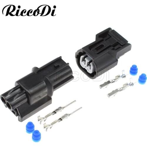 1-20 Sets 2 Pin Temperature Sensor Plug Sensor Light Wire Socket Connector 6188-0589 6189-0890 For Honda 91706-PLC-0030-H1