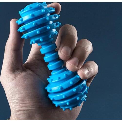 1PCS Pet Toys For Small Dumbbells Dogs Rubber Resistance To Bite Dog Toy Teeth Cleaning Bone Chew Training Toy Cosas Para Perros