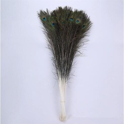 20 Pcs/lot 100-110cm Feathers Length Beautiful Natural Feather DIY Jewelry Fittings Wedding Decoration