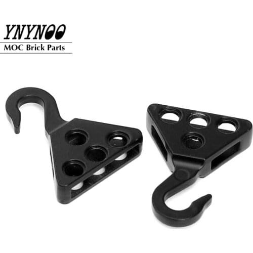 3Pcs/lot Technical Metal Hook as Supports for Girders and Cranes Building Block Bricks 70496 for 20004 Crane Mk II 11200 MOC Car
