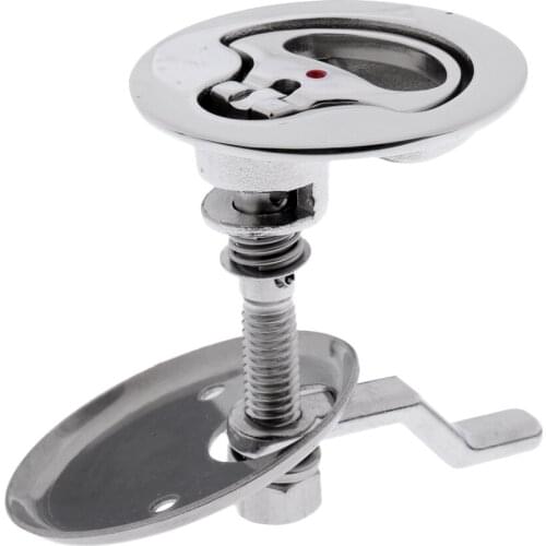 316 Stainless Steel Marine Boat Hatch Latch Turning Lock Lift Handle Flush 2 Inch