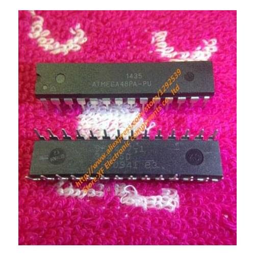 5pcs/lot ATMEGA48PA-PU ATMEGA48PA ATMEGA48 48PA-PU MCU 8BIT 4KB FLASH DIP-28 best quality