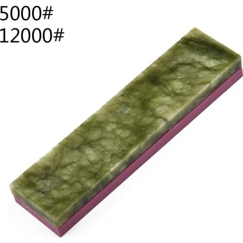 5000&12000# Double Side Whetstone Cutter Sharpening Coarse Fine Whetstone Sharpener Grinding Polishing Ruby Natural Grindstone