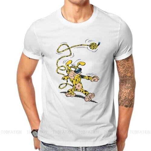 Marsupilami Boxing Color Unique TShirt Gaston Lagaffe Comics Comfortable Creative Gift Idea T Shirt Short Sleeve Hot Sale