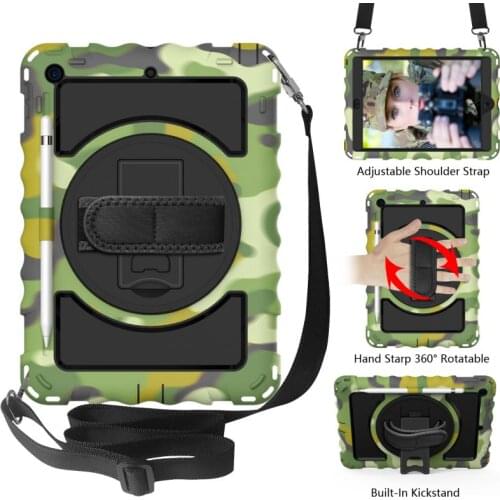 Case for iPad6 11 2018 2019 9.7 Air2 10.2 2019 2020 8th 10.9 air4 Generation Heavy Duty Shockproof Kids Cover