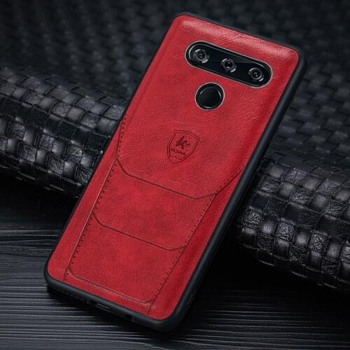 Pu Leather Car Model Case For LG K50 Q60 Case Soft Cool style Silicone Cover Pu Leather Case For LG G8 V40 Thinq Case