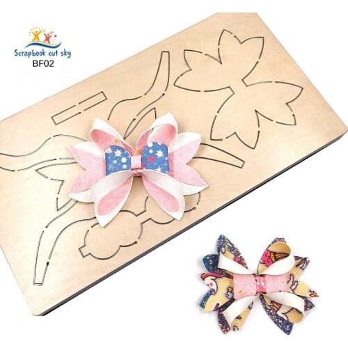 Bow DIY BF02 Muyu Wooden Mold Scrapbook Cutting Dies Suitable For Market General Machines