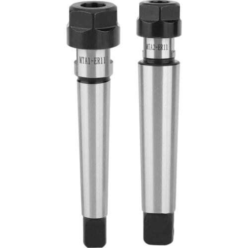 MTA1/MTA2 ER11 Carbon Steel Collet Chuck Holder Morse Taper Shank CNC Lathe Machine Milling Tool Holder Clamp Extension Rod