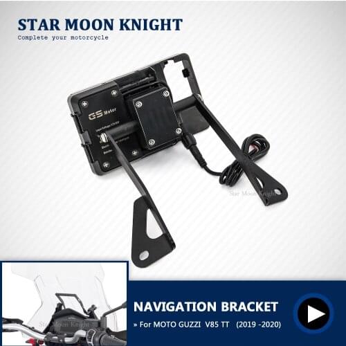 For MOTO GUZZI V85 TT 2019 - 2020 Motorcycle Stand Holder Phone Mobile Phone GPS Navigation Plate Bracket
