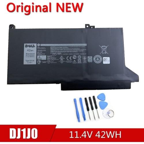 DJ1J0 NEW Original 0G74G PGFX4 0NF0H Laptop Battery For Dell Latitude 12 7000 7280 7380 7480 Series 11.4V 42Wh NEW Original DJ1