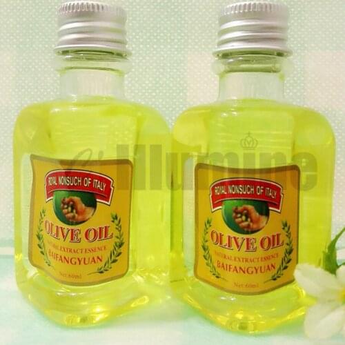 1pc Olive Essential Oil Hair Care Moisturizing Skin Care Removal Oil Massage 60ML
