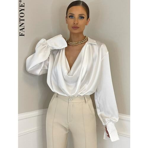 FANTOYE Satin Blouses