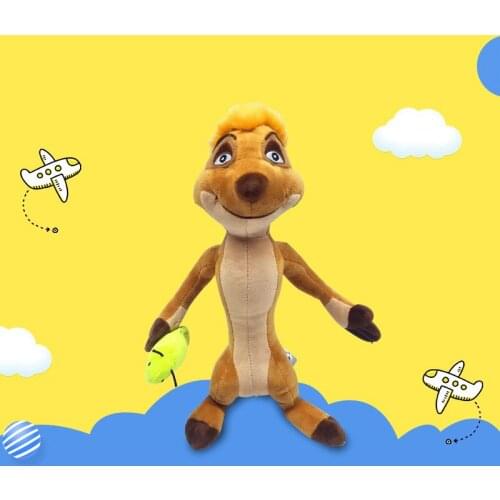 Disney Movies Kawaii Cute The Lion King Timon Kion Timon Action Figures Plush Toy Cute Stuffed Animals Childrens Birthday Gift