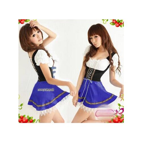 Sexy French Maid Costume Halloween Costumes For Women Plus Size Oktoberfest Deguisement Role Play Costumes Game Clothing CE361
