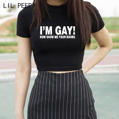 LIL PEEP Women's Cropped T-shirts
