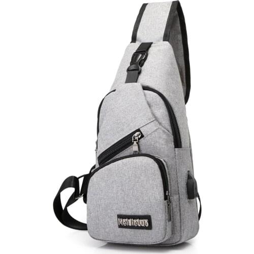 New Arrival Oxford Men Chest Pack Single Shoulder Strap Back Bag Crossbody Bags for Unisex Sling Shoulder Bag Back Pack Travel