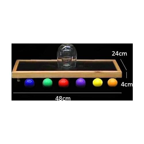 New Hole in One (Wooden) Illusions Stage Magic Tricks Toys Props Professional Magician Mystery Close up Classic Magia