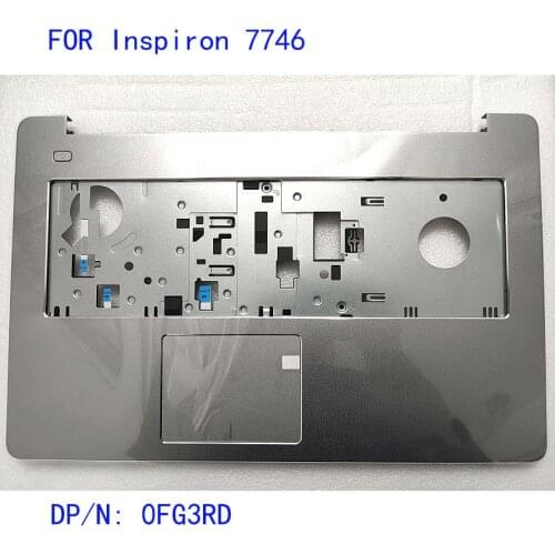 Brand new Dell Inspiron 7746 laptop top cover palm pad silver shell with touch pad 0fg3rd