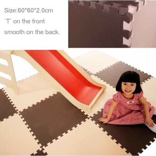 Cross pattern foam pad, sound insulation pad, puzzle baby crawling pad